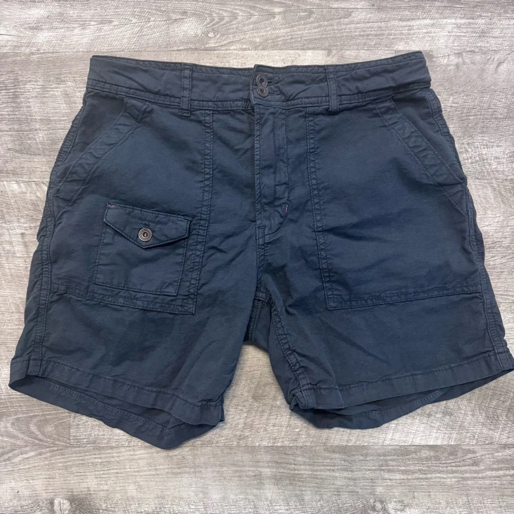 Anthropologie The Wanderer Cargo Utility Shorts Gray/Black Womens Sz. 28